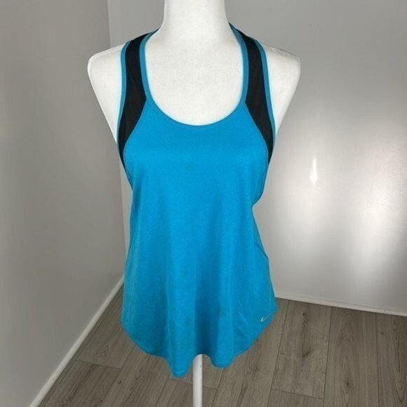 Nike Tops - Nike Blue Dry-Fit Tank Top Size Medium